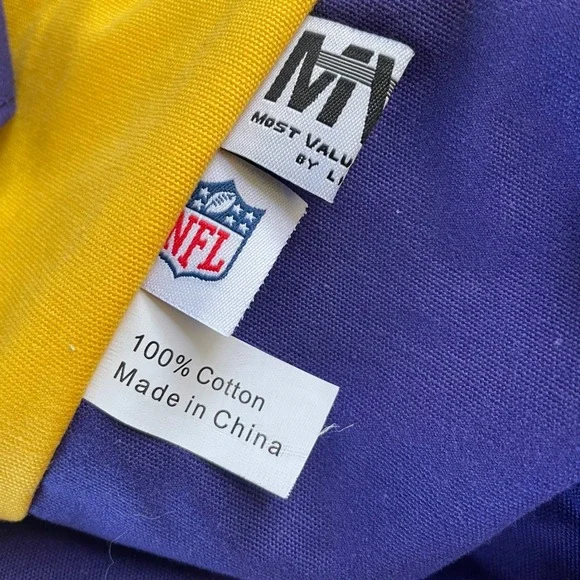 Minnesota Vikings Official Tote‎ Bag 13x13x5.5 NFL Football Team Official - Picture 8 of 10